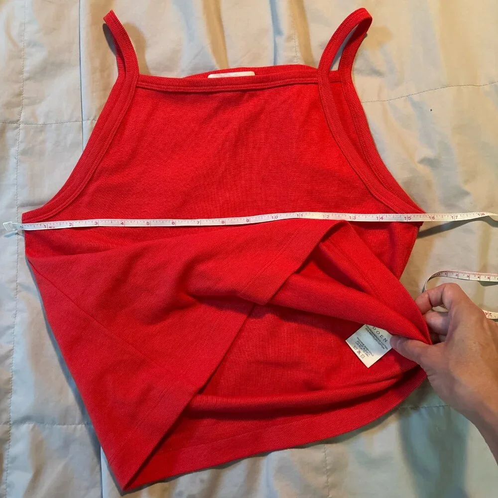 Doen Angie Tank in Scarlet - Picture 6 of 15